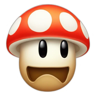 Champignon Mario sticker