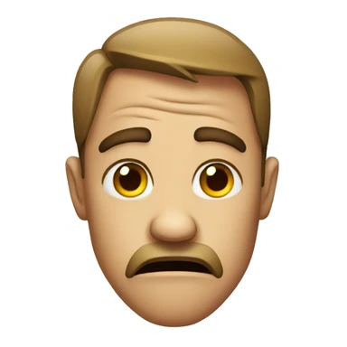 disgusted emoji sticker