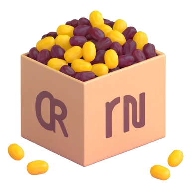 small box of raisins sticker