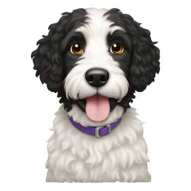 Bernadoodle dog sticker