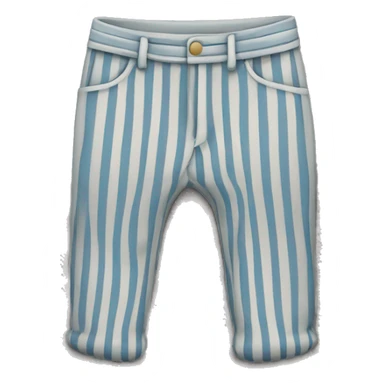 Skinny pants with stripes sticker