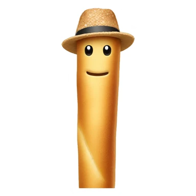 Breadstick wearing a hat  sticker