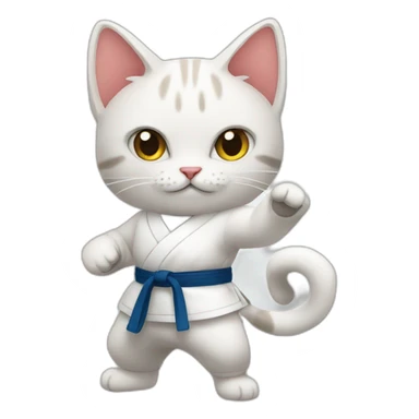 cat-karateka sticker