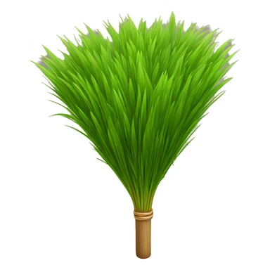 Sauna grass broom sticker
