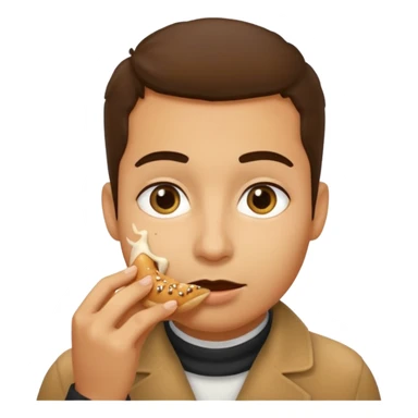 Simşt yiyen insan sticker