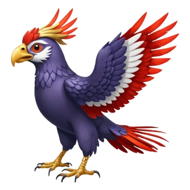 Braviary-Fakémon-hybrid-creature (full body)  sticker