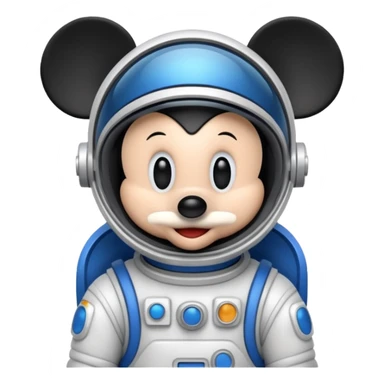 MICKEY DANS UN HABIT DE COSMONAUTE  sticker