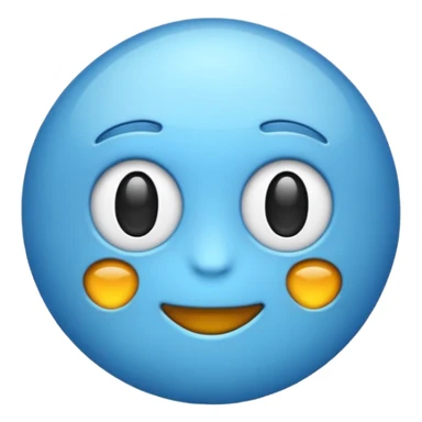 make me a loading skyblue emoji rotating animated one sticker