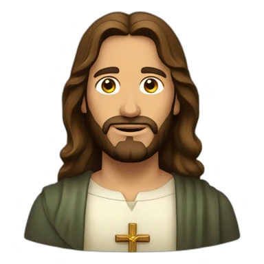 Jesucristo RESANDO sticker