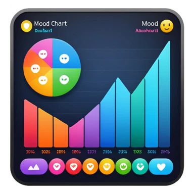 Mood chart dashboard sticker