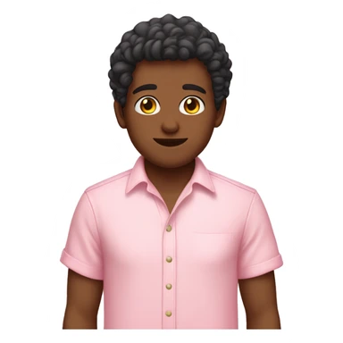 Soft pink cute coquette shirt boy sticker