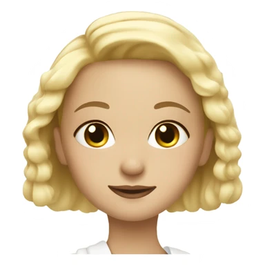 Blonde girl in spa sticker