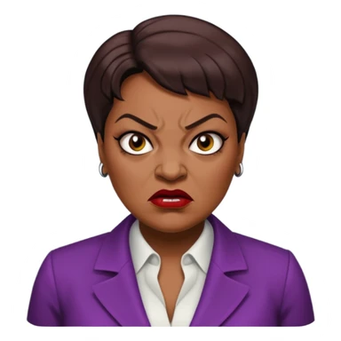 amanda waller angry sticker