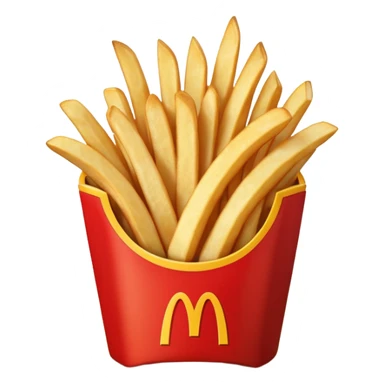 mcdonlad french fries sticker