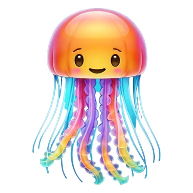 emoji jellyfish sticker