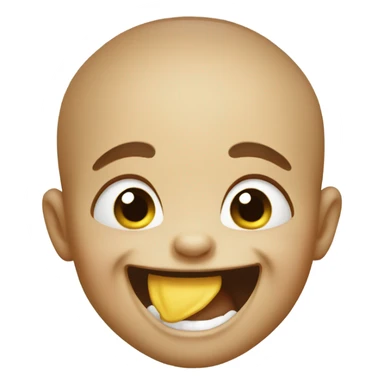 evil baby laughing  sticker