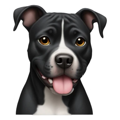 black pitbul sticker