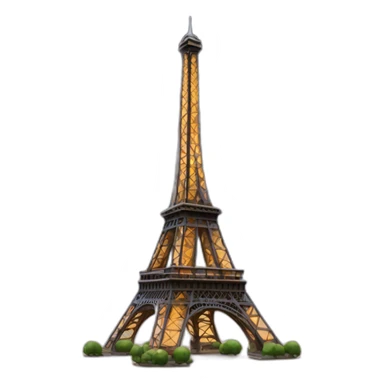 eiffel-tower-at-night sticker