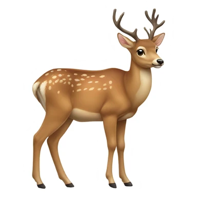 Deer with a big butt sticker