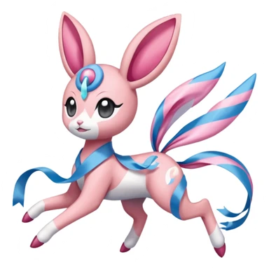 Meloetta-Sylveon-Pokémon-Fakémon-creature sticker