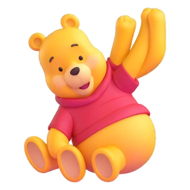 Winnie the Pooh character sticker