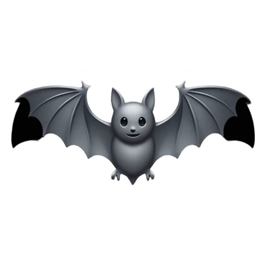 Make a emoji of bat logo pro level  sticker