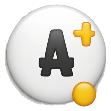 I want a + sign and the number 1 sticker