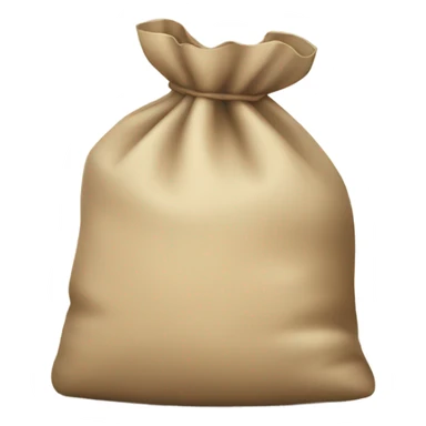 Empty money bag sticker