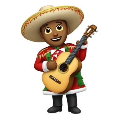 Christmas mariachi sticker