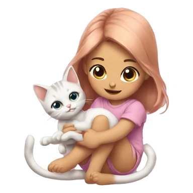 Bow + Baby Katze  sticker