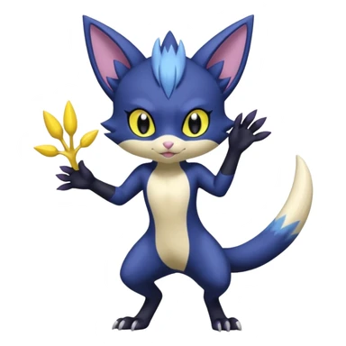 Sneasel-Meowstic-fusion sticker