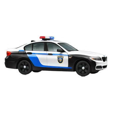 BMW police car sticker