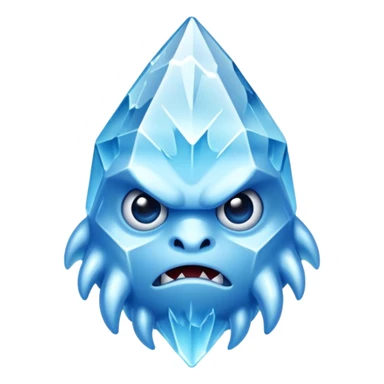 ice monster sticker
