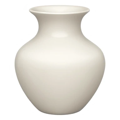 vaso branco sem flores sticker