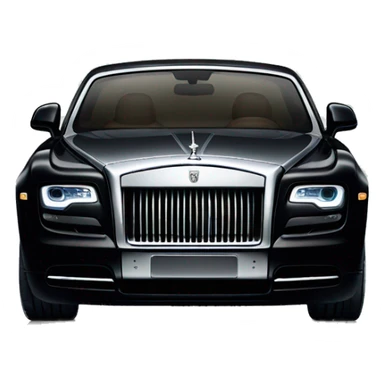 black sparkly Rolls Royce sticker