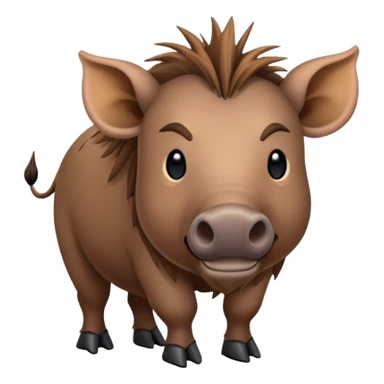 Warthog emoji sticker
