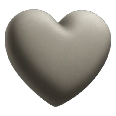 Stone heart sticker