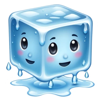 Melting Ice Cube sticker