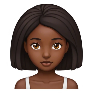 Corly black girl  sticker