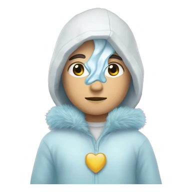 Coração-de-gelo sticker