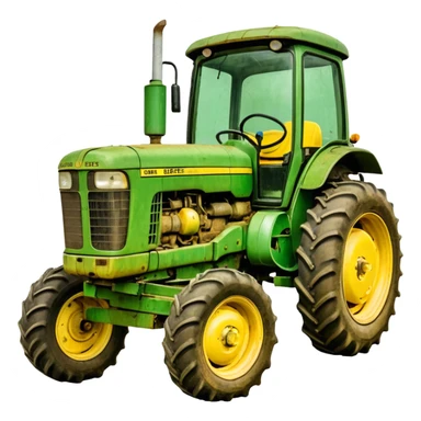 John deere tractor sticker