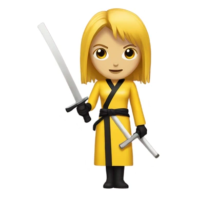 Kill Bill character sticker