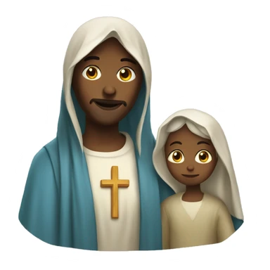 holy Mary withJesus sticker