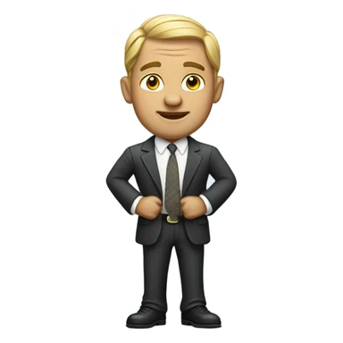 Rich business man  sticker