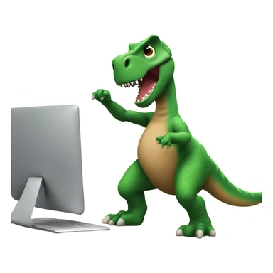 Dinosaur doing the dab  sticker