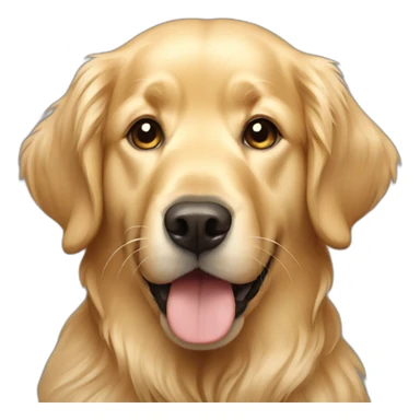 light golden retriever sticker