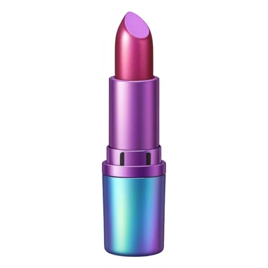 Iridescent lipstick sticker