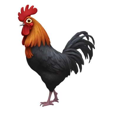 Un coq qui danse sticker