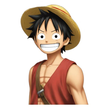 monkey d luffy doigt d'honneur sticker