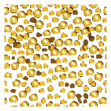 gold coins sticker